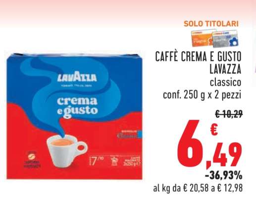 CAFFÈ CREMA E GUSTO LAVAZZA
