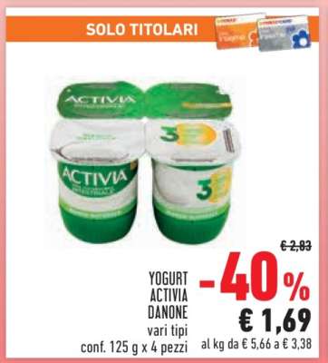 YOGURT ACTIVIA DANONE