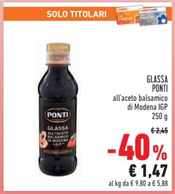 GLASSA PONTI