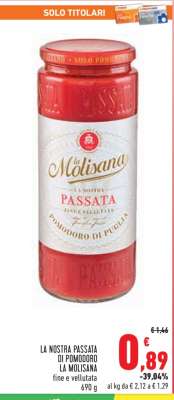 La Nostra Passata di Pomodoro La Molisana