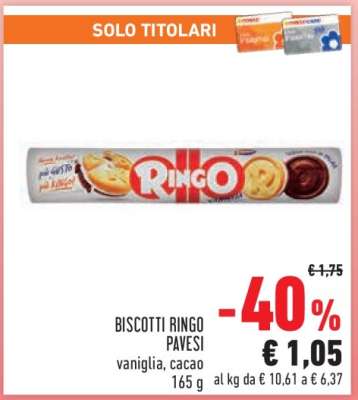 BISCOTTI RINGO PAVESI