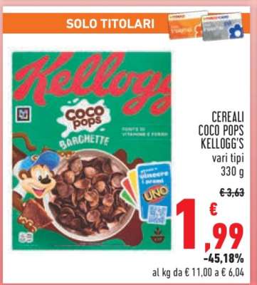 Cereali Coco Pops Kellogg's