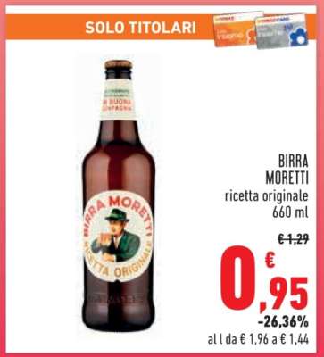 BIRRA MORETTI