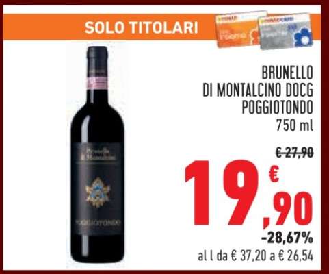 BRUNELLO DI MONTALCINO DOCG POGGIOTONDO