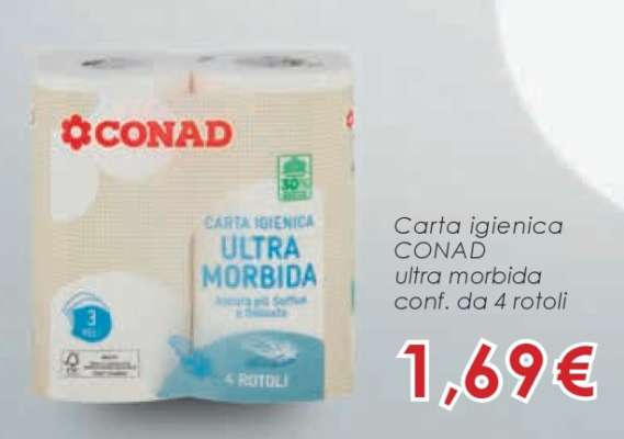 Carta igienica CONAD
