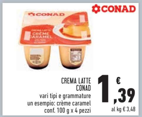 CREMA LATTE CONAD