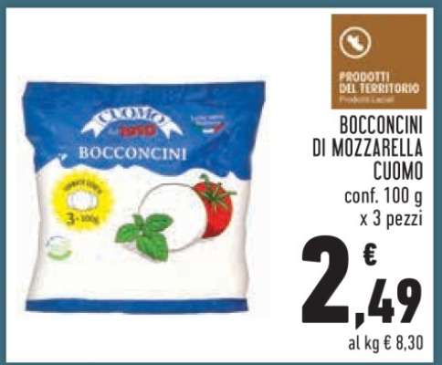 Bocconcini di Mozzarella Cuomo