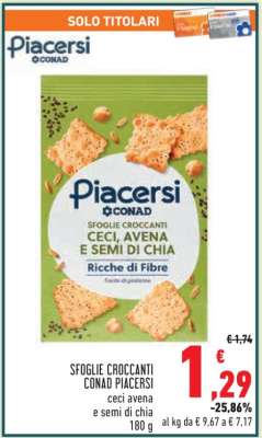Sfoglie Croccanti Conad Piacersi