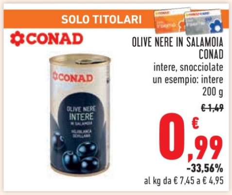 Olive Nere in Salamoia Conad
