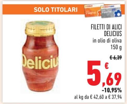 Filetti di Alici Delicius