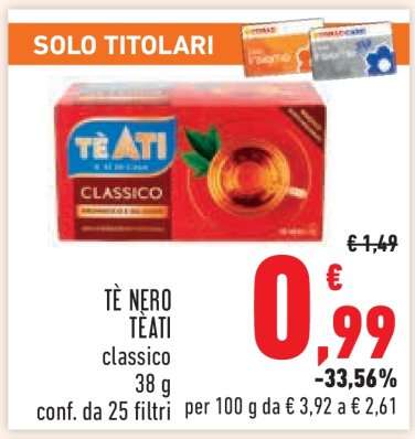 Tè Nero TEATI Classico
