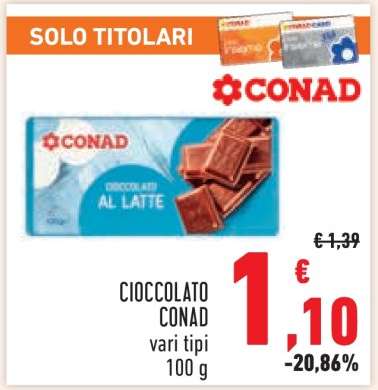 Cioccolato Conad