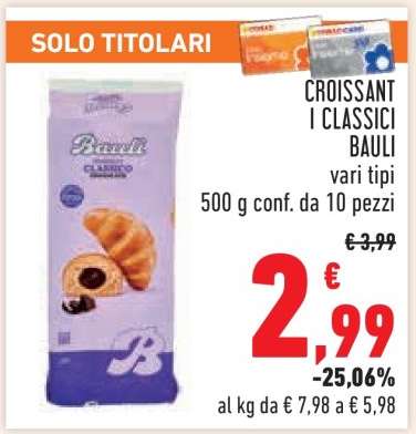CROISSANT I CLASSICI BAULI