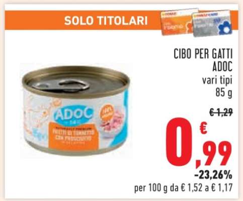 CIBO PER GATTI ADOC