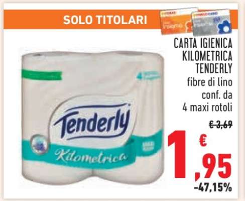 Carta Igienica Kilometrica Tenderly