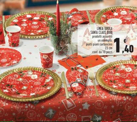 LINEA TAVOLA SANTA CLAUS BIBO