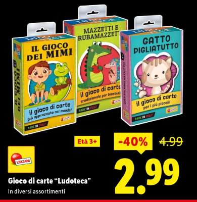 Gioco di carte “Ludoteca”