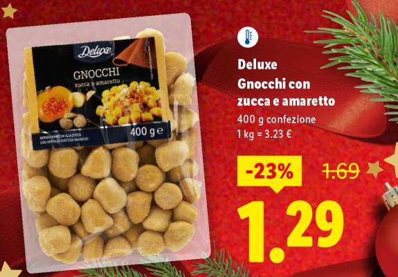 Deluxe Gnocchi con zucca e amaretto