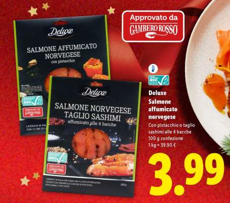 Deluxe Salmone affumicato norvegese