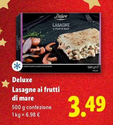 Deluxe Lasagne ai frutti di mare