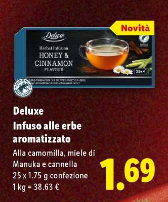 Deluxe Infuso alle erbe aromatizzato