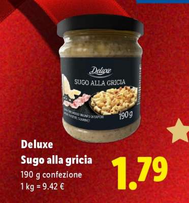 Deluxe Sugo alla gricia