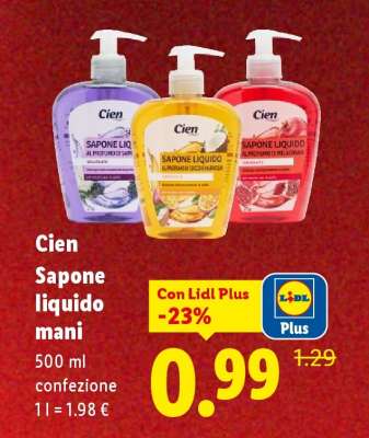 Cien Sapone liquido mani