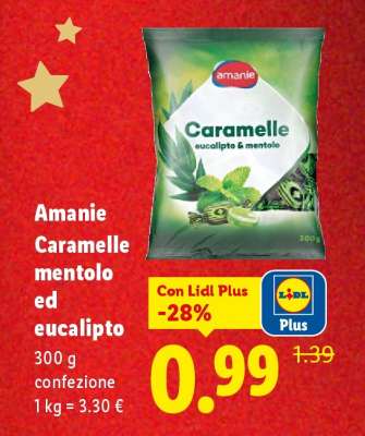 Amanie Caramelle mentolo ed eucalipto