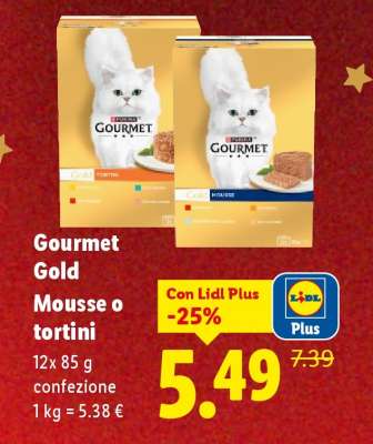 Gourmet Gold Mousse o tortini