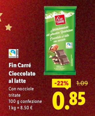 Fin Carré Cioccolato al latte