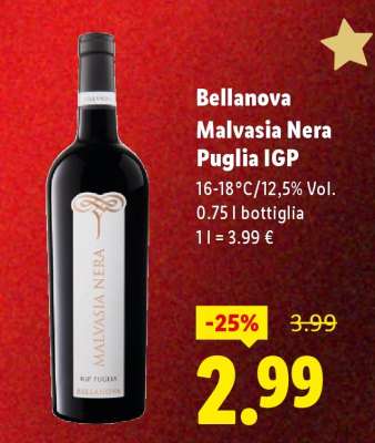 Bellanova Malvasia Nera Puglia IGP