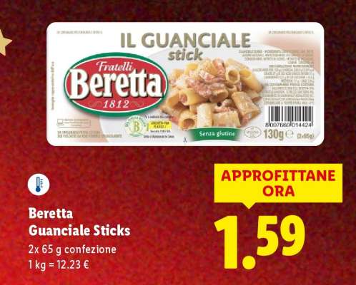 Beretta Guanciale Sticks