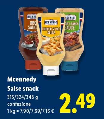 Mcennedy Salse snack
