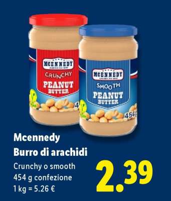 Mcennedy Burro di arachidi