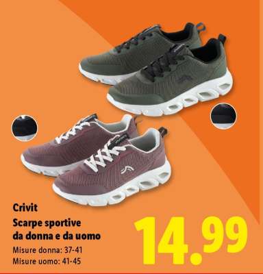 Crivit Scarpe sportive da donna e da uomo