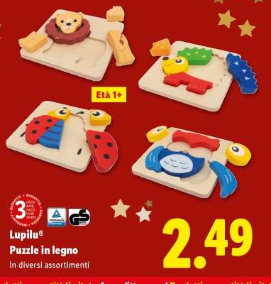 Lupilu Puzzle in legno