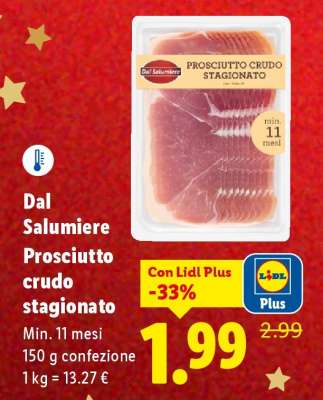 Dal Salumiere Prosciutto crudo stagionato