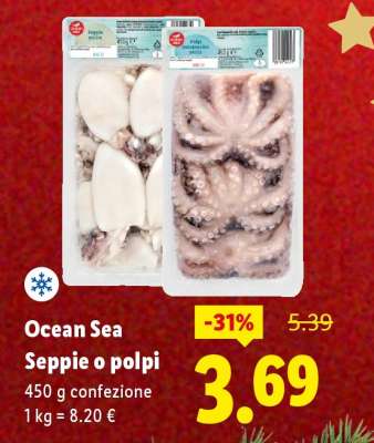 Ocean Sea Seppie o polpi