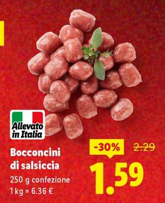 Bocconcini di salsiccia