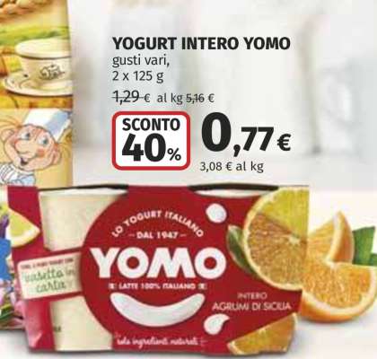 Yogurt Intero Yomo