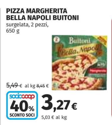 Pizza Margherita Bella Napoli Buitoni