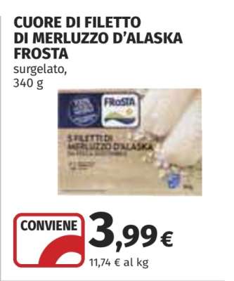 CUORE DI FILETTO DI MERLUZZO D’ALASKA FROSTA