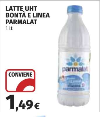 LATTE UHT BONTÀ E LINEA PARMALAT