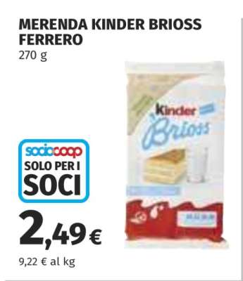 Merenda Kinder Brioss FERRERO