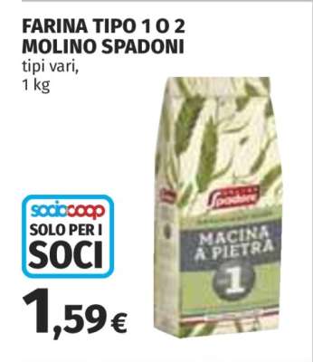 FARINA TIPO 1 O 2 MOLINO SPADONI