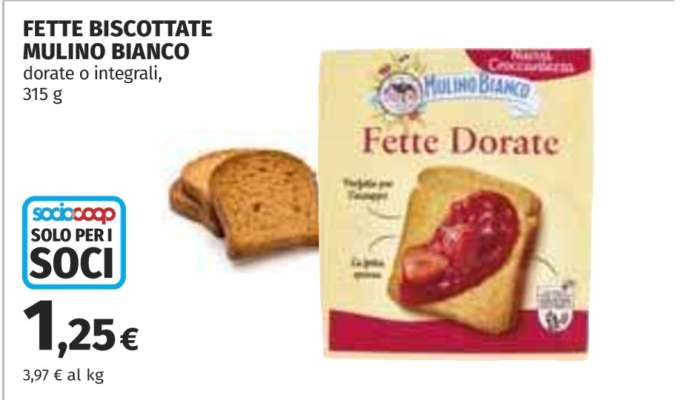 Fette Biscottate Mulino Bianco