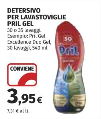 Detersivo per Lavastoviglie Pril Gel