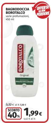 Bagnodoccia Borotalco