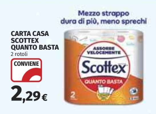 CARTA CASA SCOTTEX QUANTO BASTA