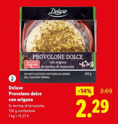 Deluxe Provolone dolce con origano